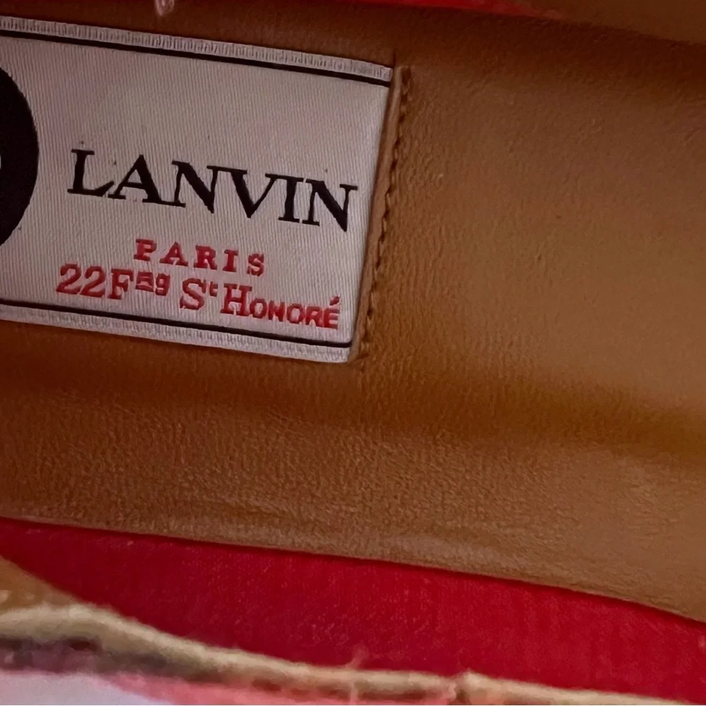 lanvin espadrille Tie Shoes Flats size 39 US 7.5 - Picture 6 of 8